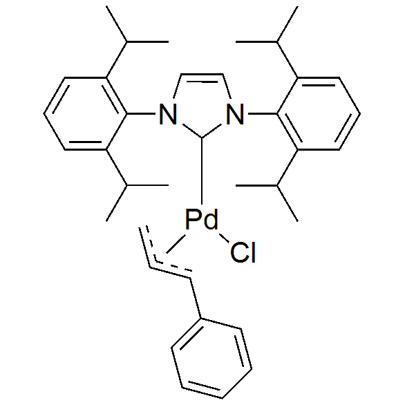 [(1,2,3-η)-3-苯基-2-烯丙基][1,3-双(2,6-二-异丙基苯基)咪唑-2-亚基]氯化钯(II)， (IPr)Pd(cinnamyl)Cl